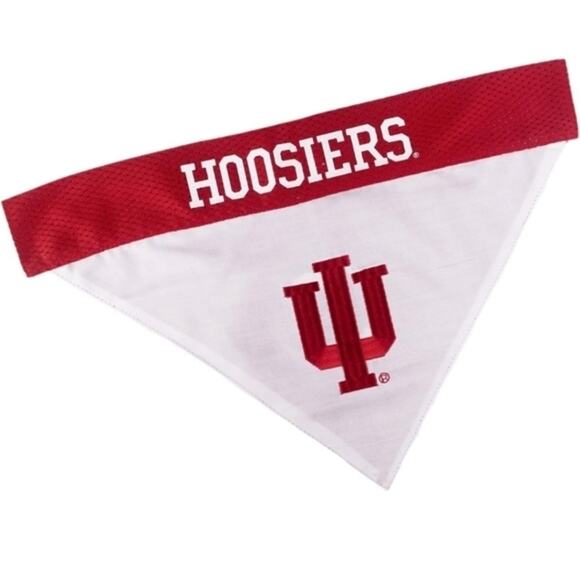Indiana Hoosiers NCAA Reversible Home‎ & Away Collar Bandana Pet Wear S/M - Picture 8 of 8